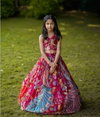 OC 229 Pure Heavy Crep With Embroidery Work Lahenga With Choli And Dupatta Wholesalers In Delhi